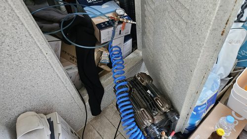 빌라 안방 천장 물샘 검사 의왕 누수탐지 빌라 안방 천장 물샘 검사