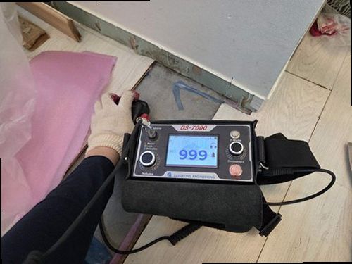기장군 누수탐지 배관 압력 게이지와 청음탐지 장비를 사용하는 모습