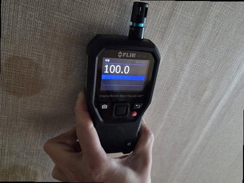 여주 누수탐지 열화상 카메라로 확인한 벽체 내부 온도 차이